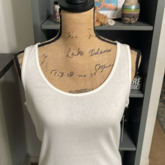 NWT white Sonoma tank top size L - Picture 2 of 6